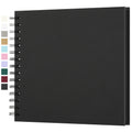 Yopih DIY Scrapbook Album | 20.5x20.5cm Black Kraft Paper Memory Book