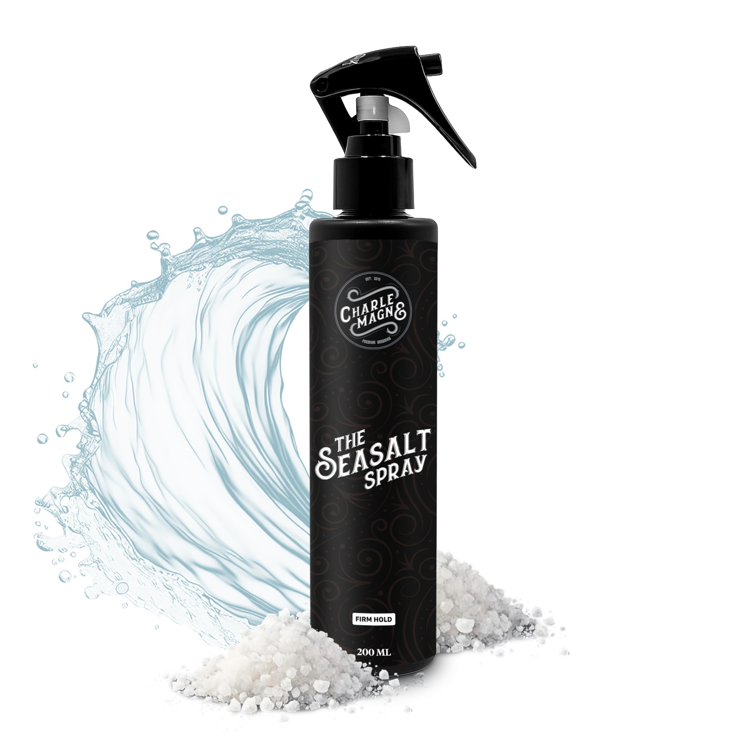 Charlemagne Sea Salt Spray for Hair | Firm Hold Texturizing Mist | 200ml