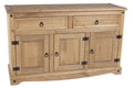 Pine Sideboard – 3 Door 2 Drawer Rustic Storage Cabinet