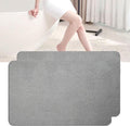 Dai Lufei Stone Bath Mat – Diatomaceous Earth Non-Slip Shower Mat, 2-Pack
