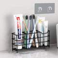 Binwat Stainless Steel Toothbrush Holder – Wall Mounted 5-Slot Caddy