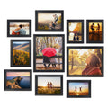 Giftgarden 10-Piece Black Photo Frame Set | Gallery Wall Collage Kit
