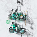 SWTYMIKI 2-Tier Hanging Shower Caddy – Rustproof Stainless Steel Organizer