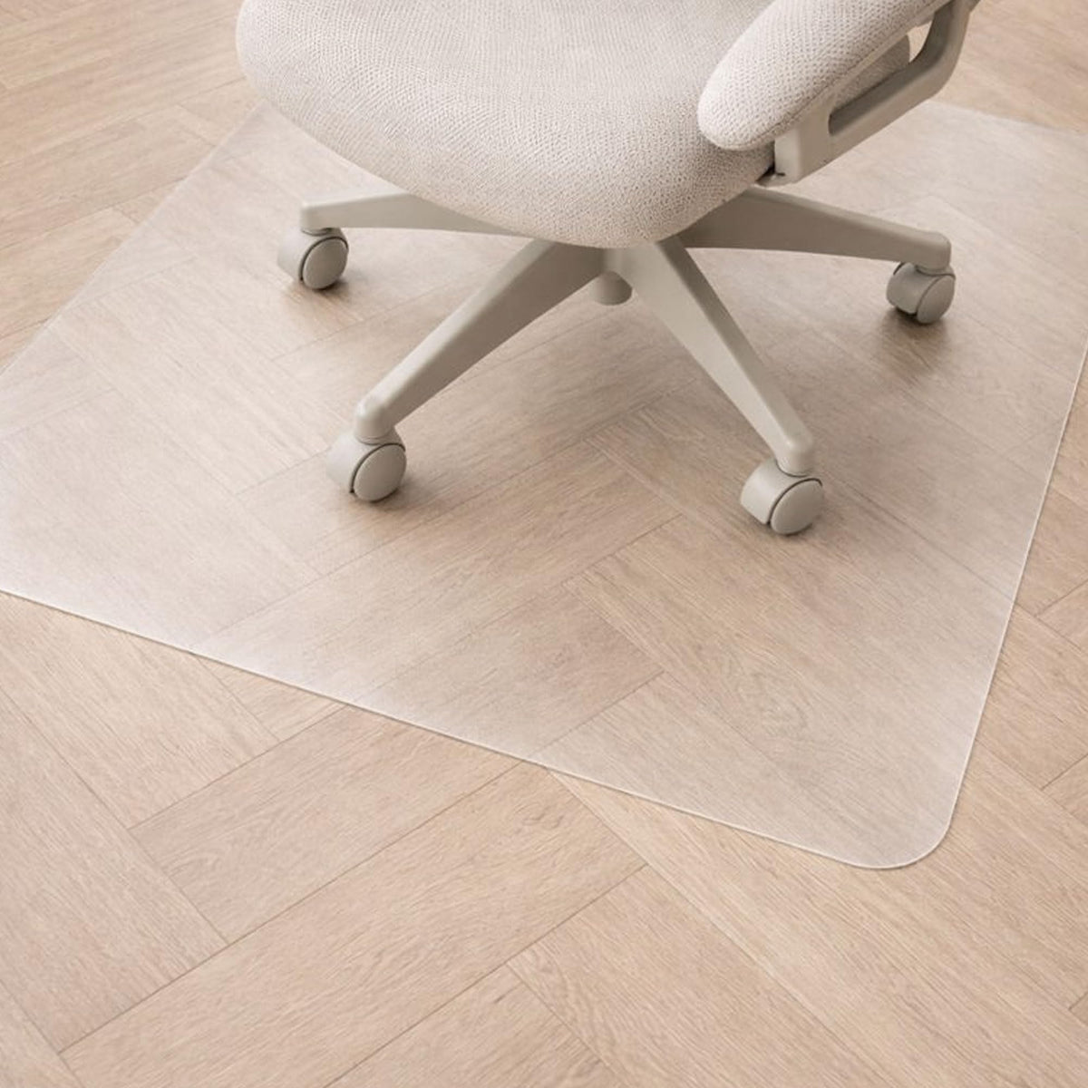 Marvelux Non-Slip Clear PVC Office Chair Mat for Hard Floors, 75 x 120cm - image 4