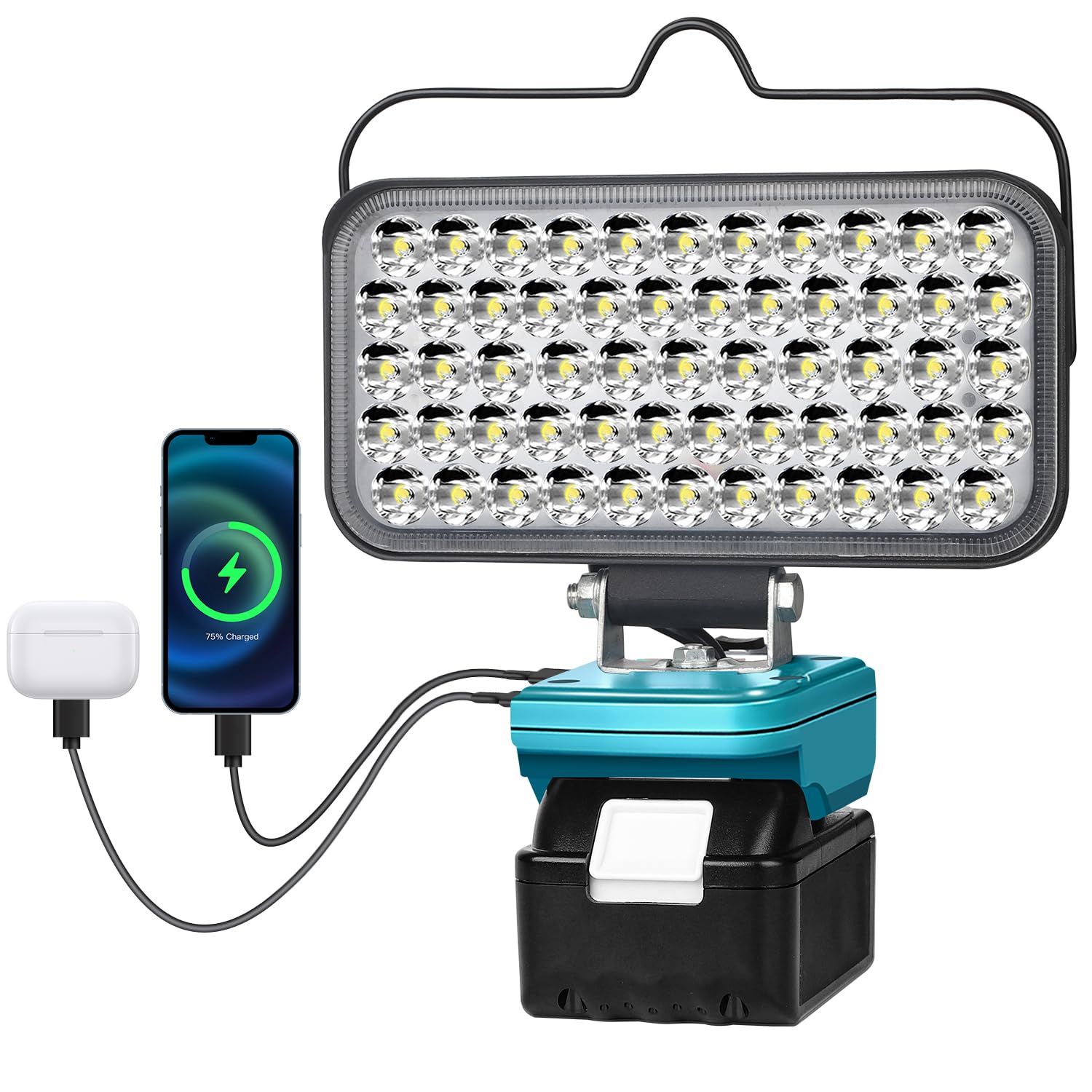 Cordless LED Work Light for Makita 14.4V/18V LXT Battery