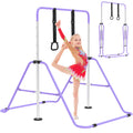 EVERYMILE Gymnastics Kip Bar – Adjustable Folding Training Bar with Rings