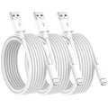 Jolof Store iPhone Charger 3m MFi Certified USB A Fast Charging Cable 3-Pack