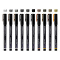 Gaahleri Metallic Acrylic Ink Set – 10 Colors for Model Painting