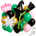 Jolof Store Wicked Party Decorations - 160pc Pink & Green Balloon Arch Kit