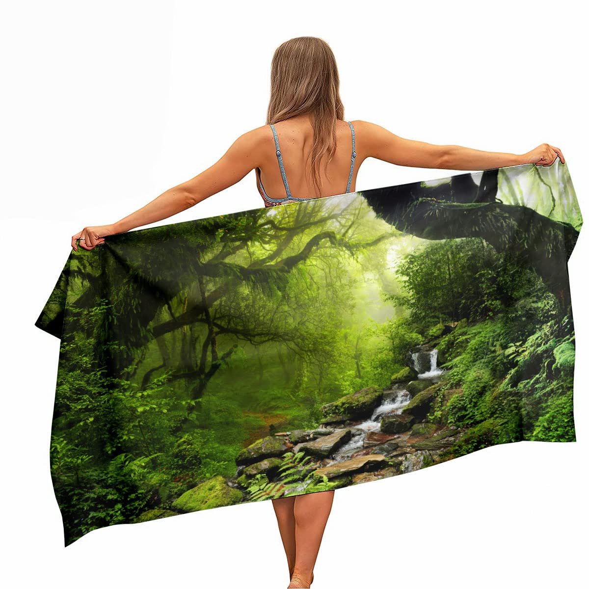 Ulticool Microfibre Towel 160x80cm – Quick-Drying Rainforest Travel Towel