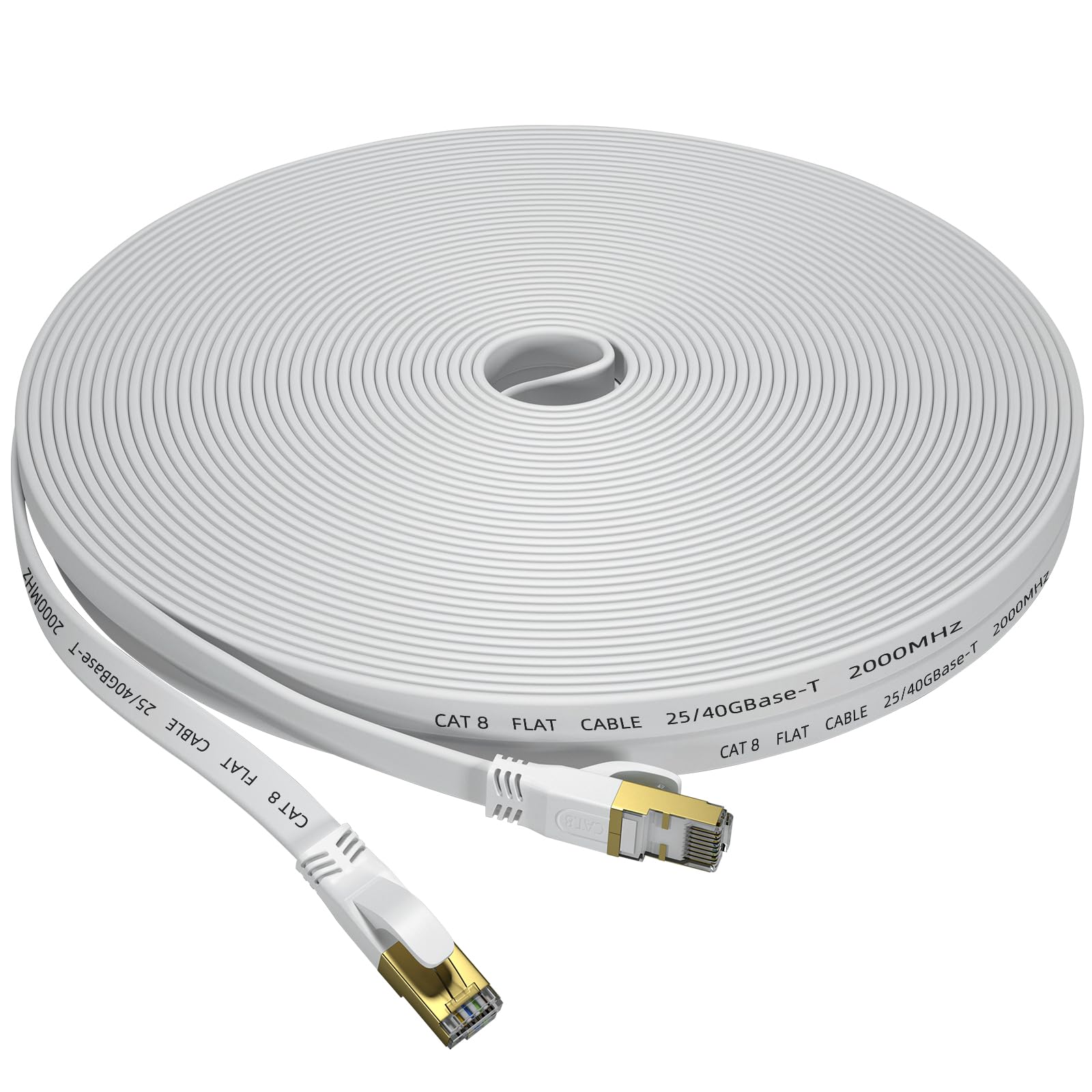 Jolof Store Cat 8 Ethernet Cable 30M | 40Gbps High Speed SFTP LAN Cord