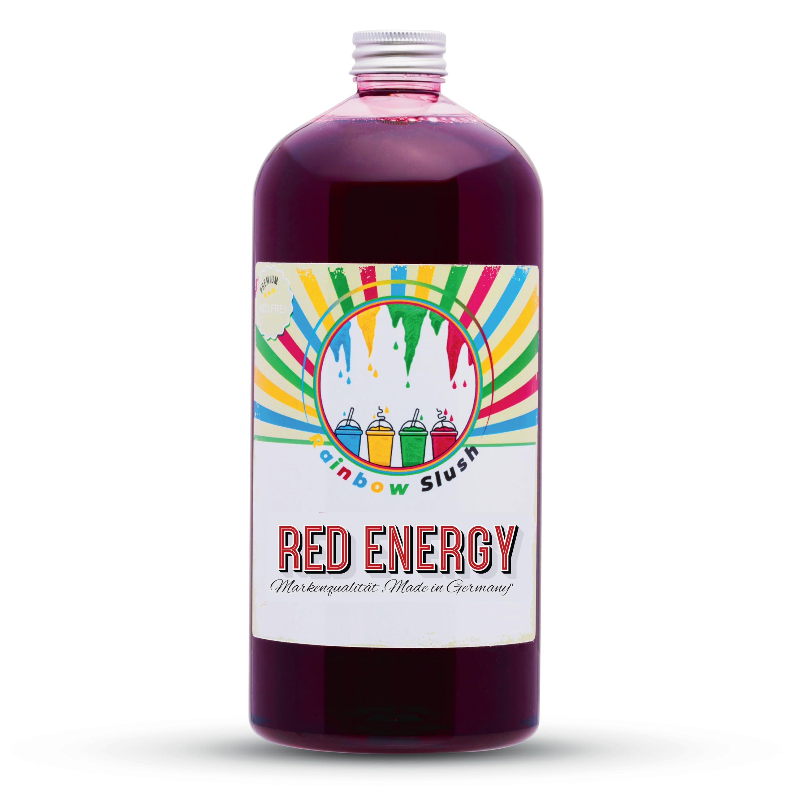 Rainbow Slush Red Energy Syrup – 1L AZO Free Slushy Machine Concentrate