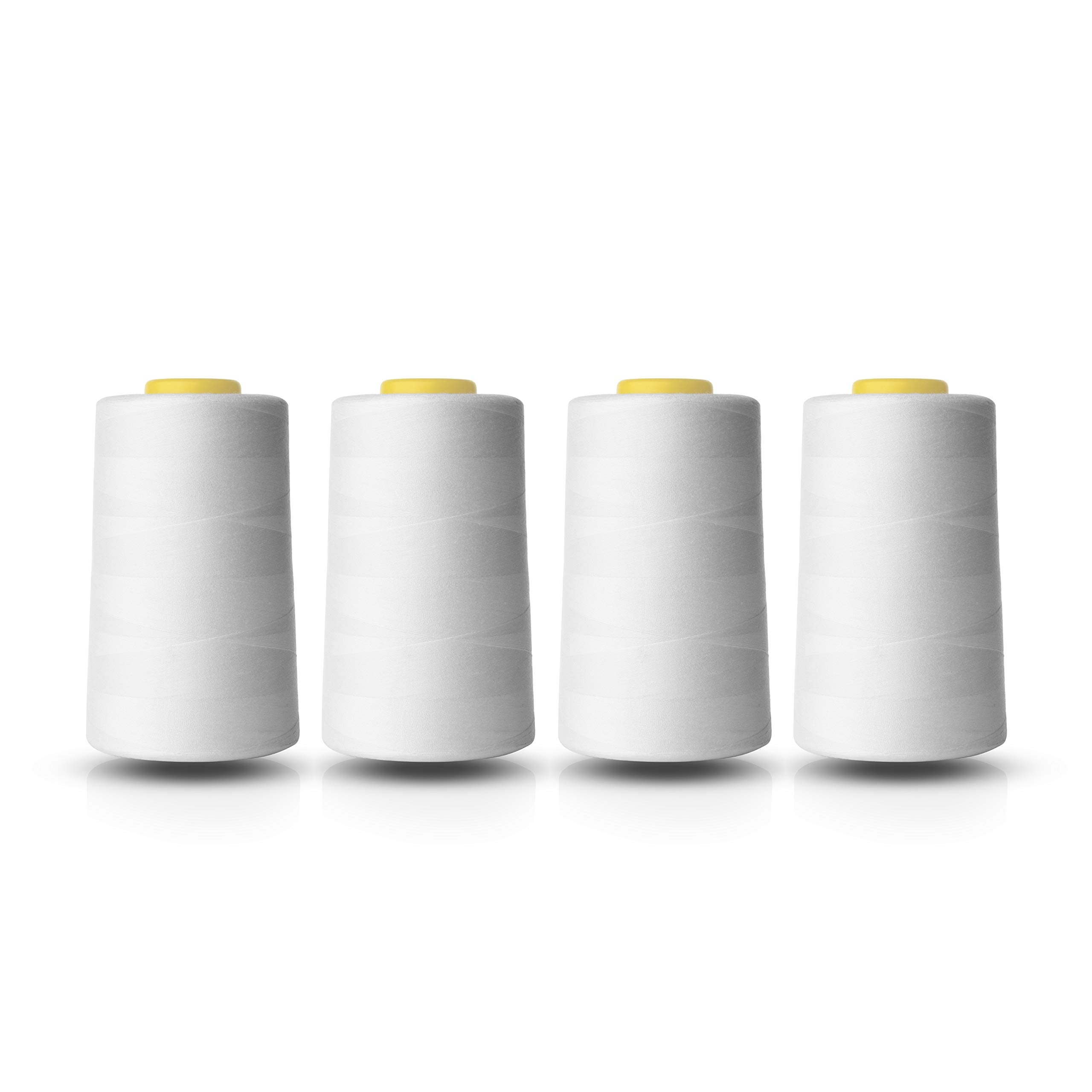 Realm Overlocking Sewing Machine Polyester Thread - 4 x 5000 Yard Cones