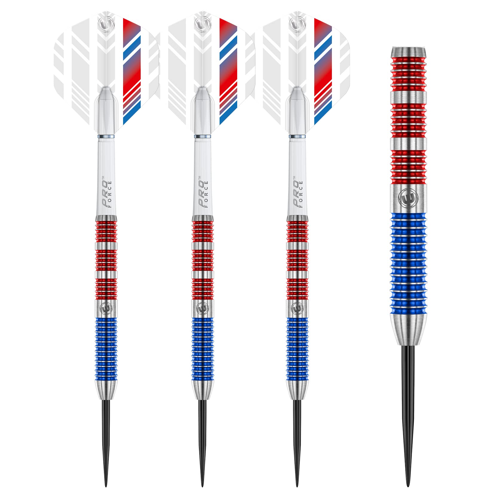 Winmau Wildcats 22g Tungsten Steeltip Darts Set | Pro Force Shafts