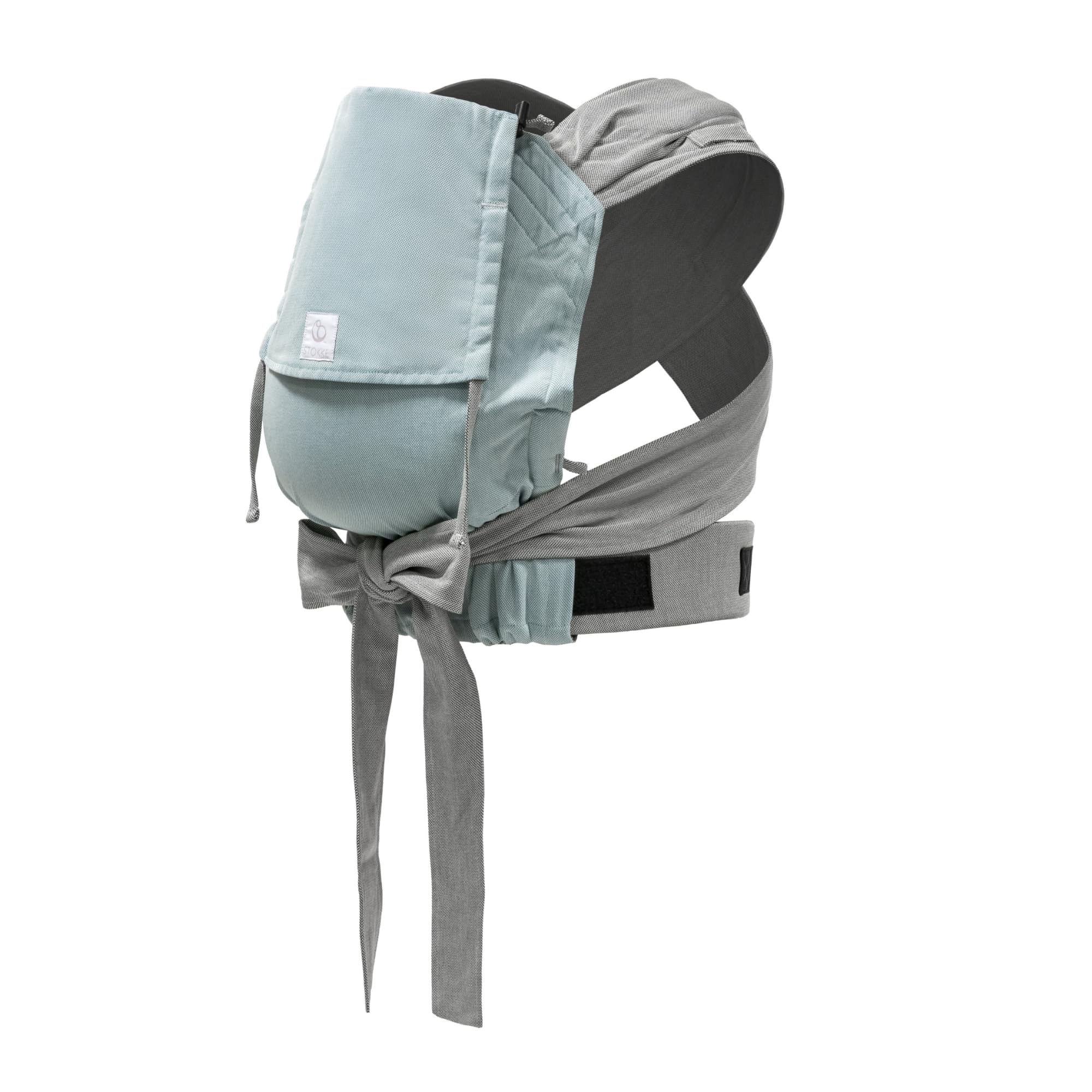 Stokke Limas Half-Buckle Baby Carrier – Turquoise Grey Melange (OCS)