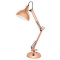 Eglo Borgillio Industrial Copper Desk Lamp – Vintage Steel Table Light