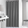 Sealskin Madeira Shower Curtain – Grey Water Repellent Polyester – 180x200cm