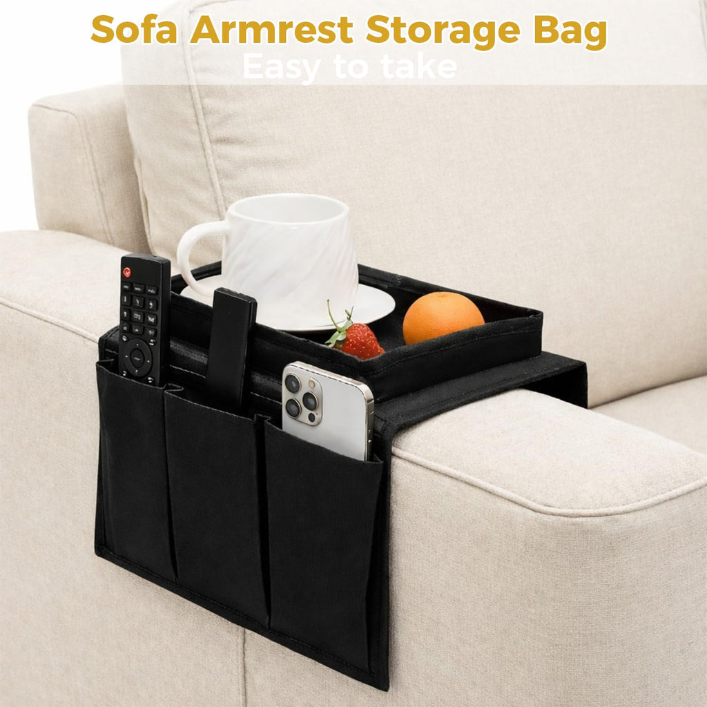 Kdkoeo Sofa Arm Tray, Armchair Tray With rag - image 4