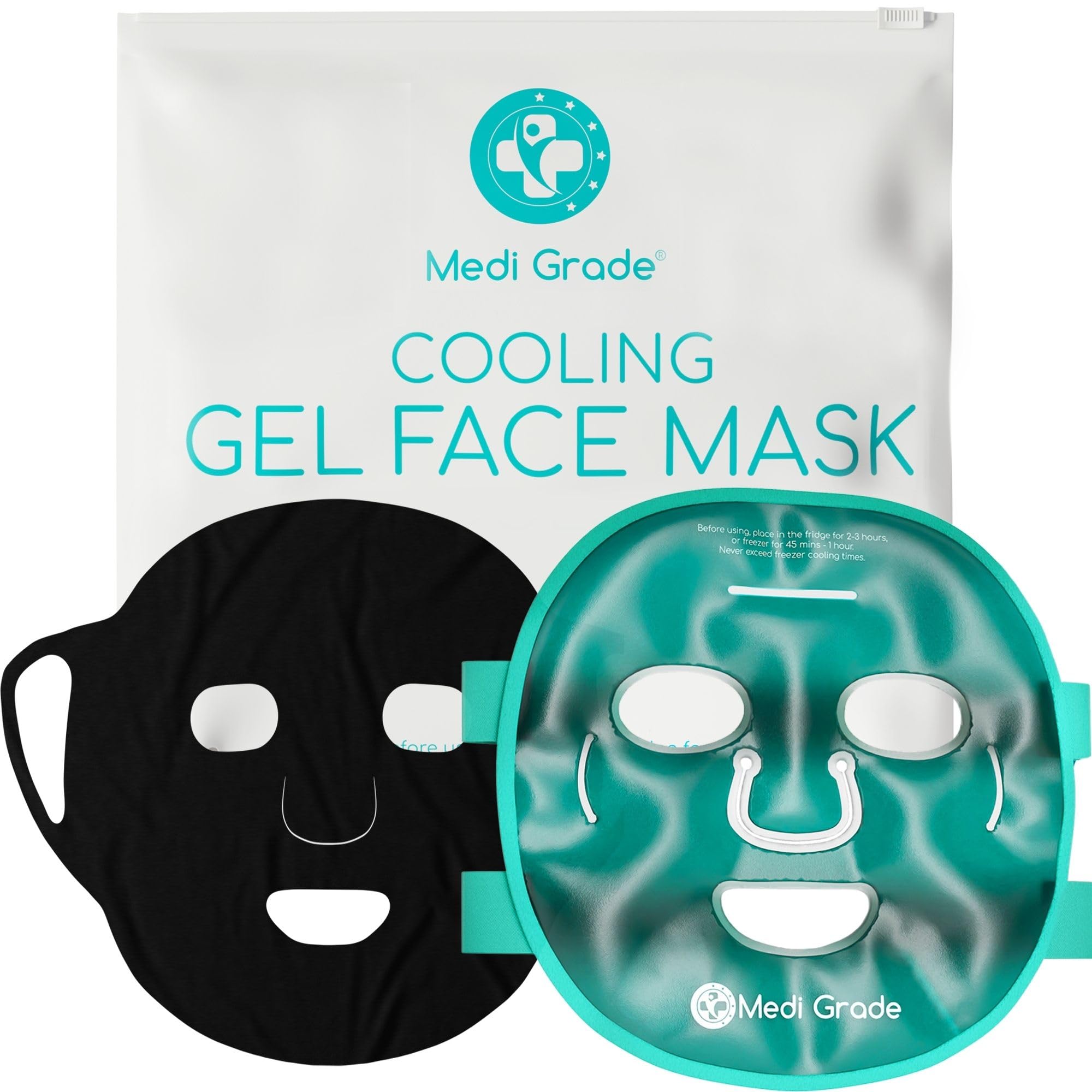 Medi Grade Cooling Gel Face Mask Set for Dark Circles and Puffiness