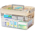 Yongheng Medicine box, Medicine storage Box, Medicine Storage Box Large, Portable with Lid Medication Storage Box - image 1