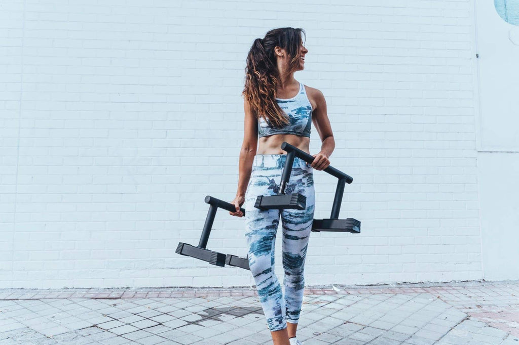 RAMASS Fitness Steel Parallette Bars for Calisthenics and Gymnastics