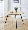 Hallowood Furniture Cullompton Round Dining Table | 120cm Oak-Effect