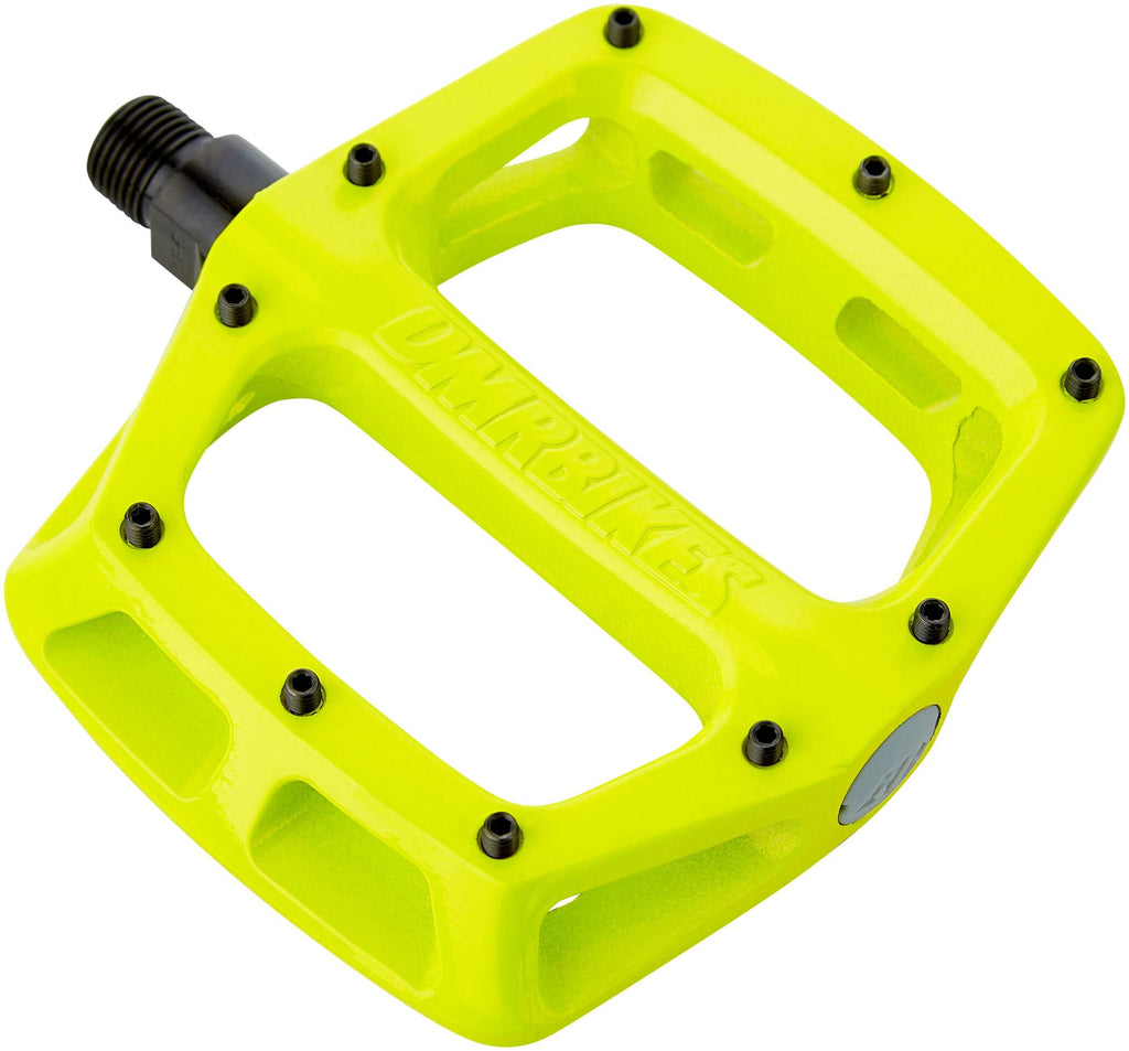 DMR V8 Flat MTB Bike Pedals – Lime Green Aluminium Cycling Pedals