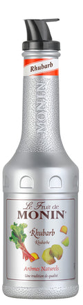 MONIN Rhubarb Fruit Mix Puree – 1 Litre Bottle for Cocktails & Drinks