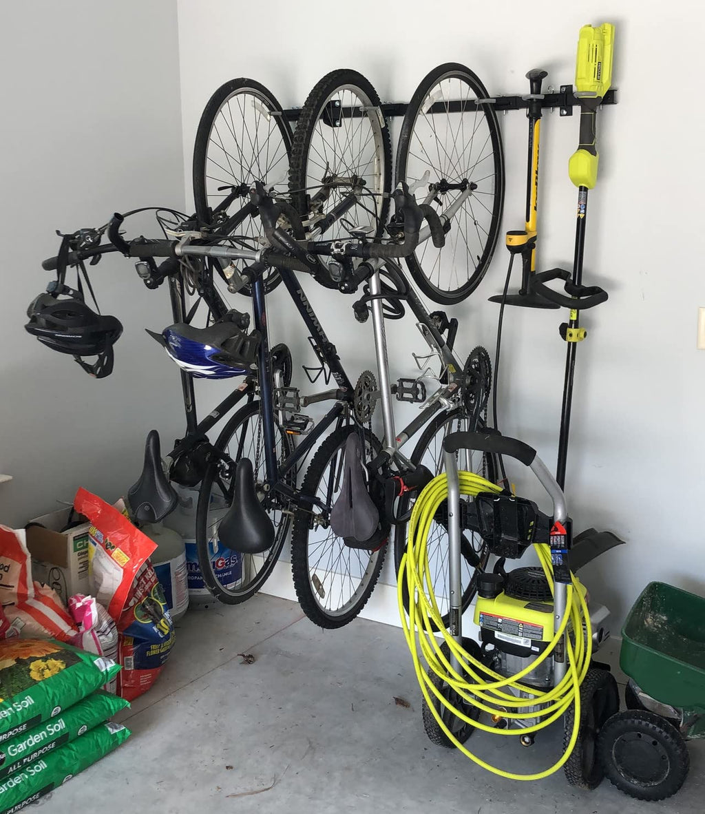 StoreYourBoard 5 Bike Storage Rack | Heavy-Duty Steel Wall Mount Organizer