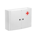TATAY Horizontal Plastic Bathroom Cabinet – White Wall Storage Unit