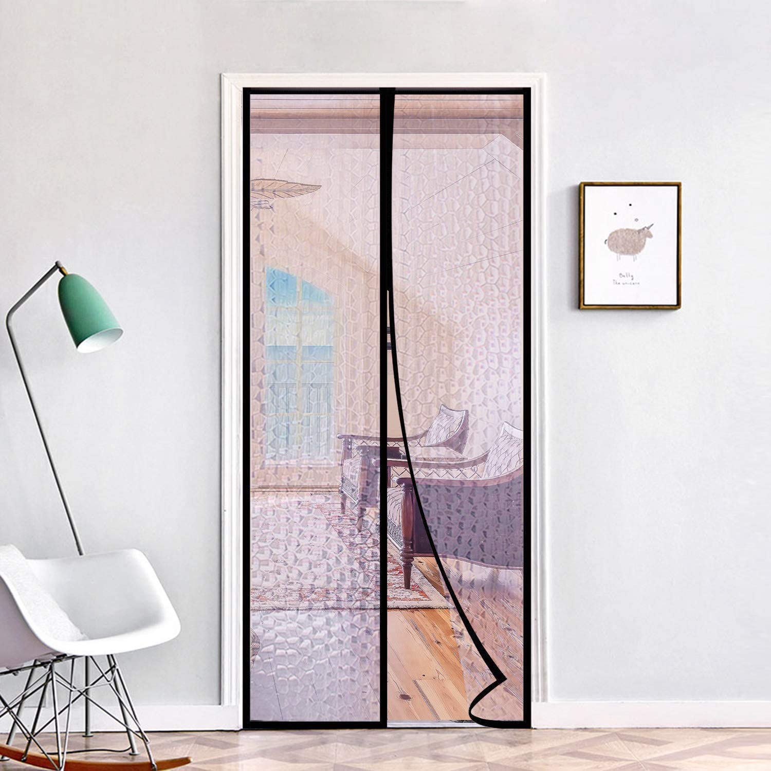 Magnetic Thermal Insulated Door Curtain for Patio & Home