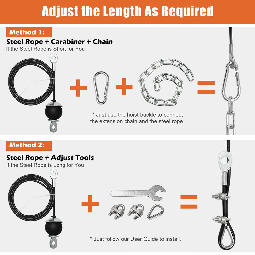 SERTT Weight Pulley System for Home Gym | Cable Lat Pulldown Machine