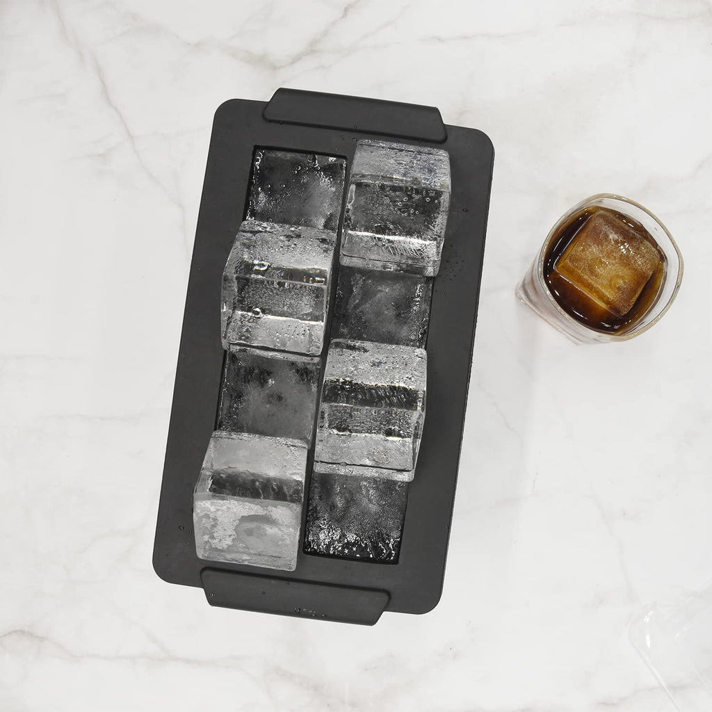 Clear Ice Cube Maker – 2 Inch Large Square Molds for Whiskey