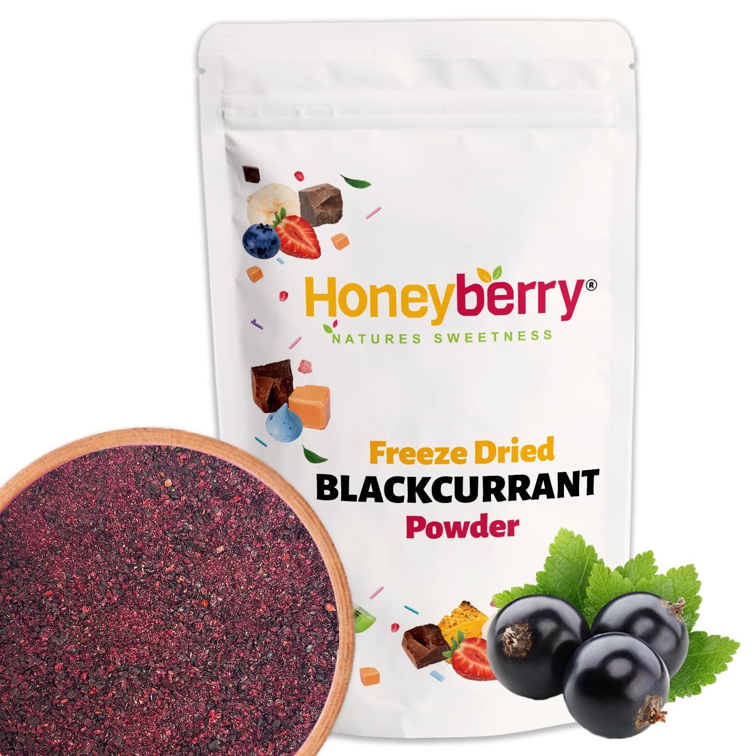 Freeze Dried Blackcurrant Powder – 100% Natural Superfood 250g