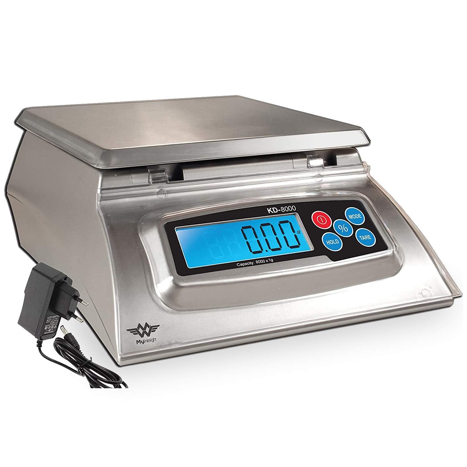 My Weigh KD8000 Kitchen Scale | 8kg x 1g Digital Baker's Scale