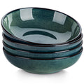 vancasso Stern 38 oz Ceramic Pasta Bowl Set of 4 – Green Serving Bowls