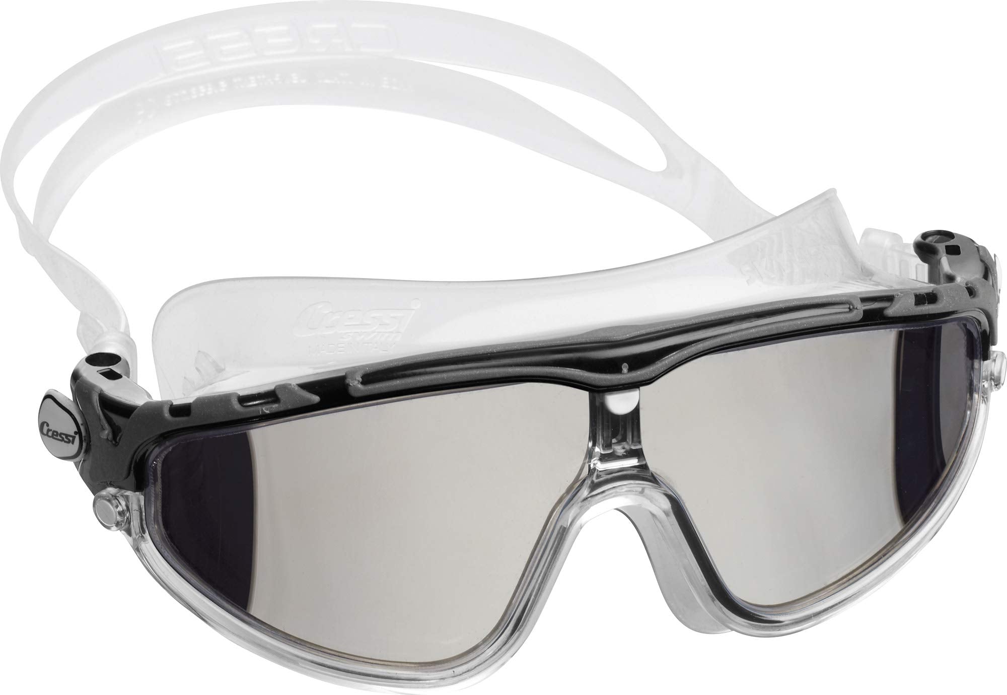 Cressi Skylight Swimming Goggles – Mirrored Lens Anti-Fog Silicone