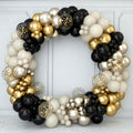 Black and Gold Balloon Arch Kit – 152pc DIY Party Garland