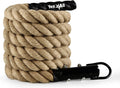 Yes4All Gym Climbing Rope | 38mm Sisal Rope with Carabiner for CrossFit