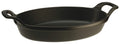 Staub Mini Oval Dish – 15cm Matte Black Cast Iron Individual Baker
