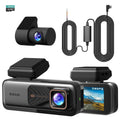 BOTSLAB 4K Dash Cam Front and Rear – GPS, WiFi & 64GB SD Card