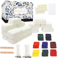 ETUOLIFE Soy Wax Candle Making Kit – 960g Natural Wax with Dyes and Wicks