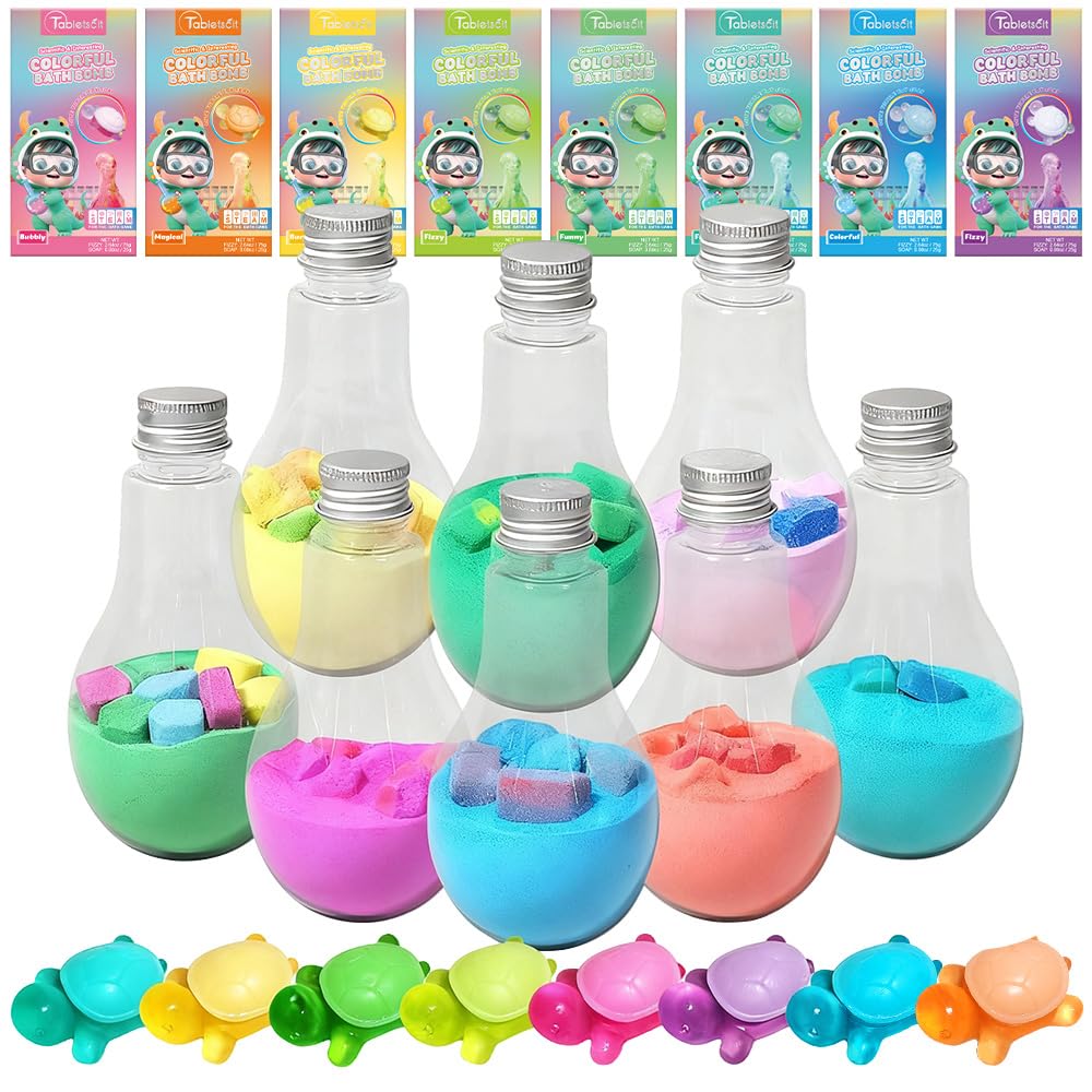 Tabletscit Kids Bath Bombs & Organic Turtle Soap STEAM Science Kit