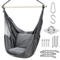 Ohuhu XL Hanging Hammock Chair with 2 Cushions & Hardware - Jolof Store