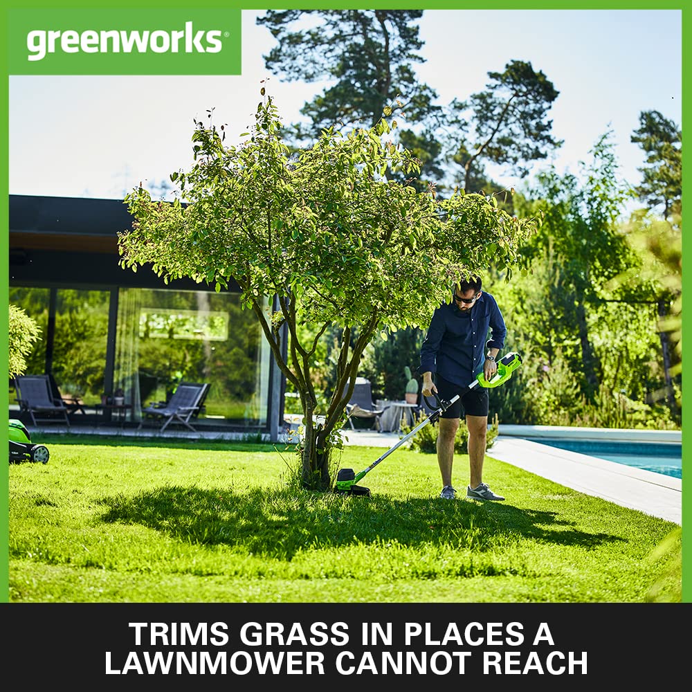 Greenworks 40V Cordless Grass Trimmer – 30cm Strimmer (Tool Only)