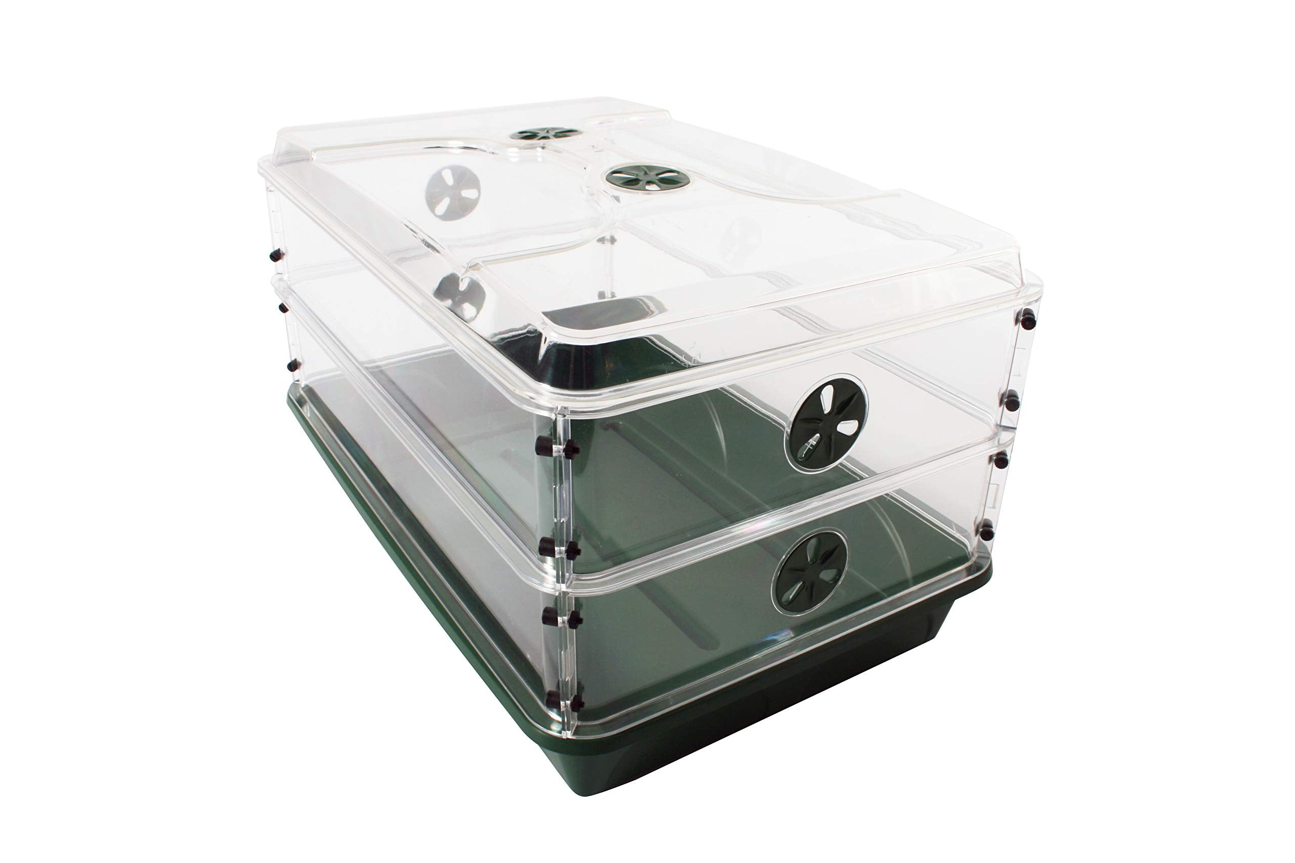 EarlyGrow Heavy Duty Seed Propagator – Domed Garden Tray with Extenders