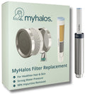MyHalos Handheld Filtered Shower Head – High Pressure Hard Water Softener