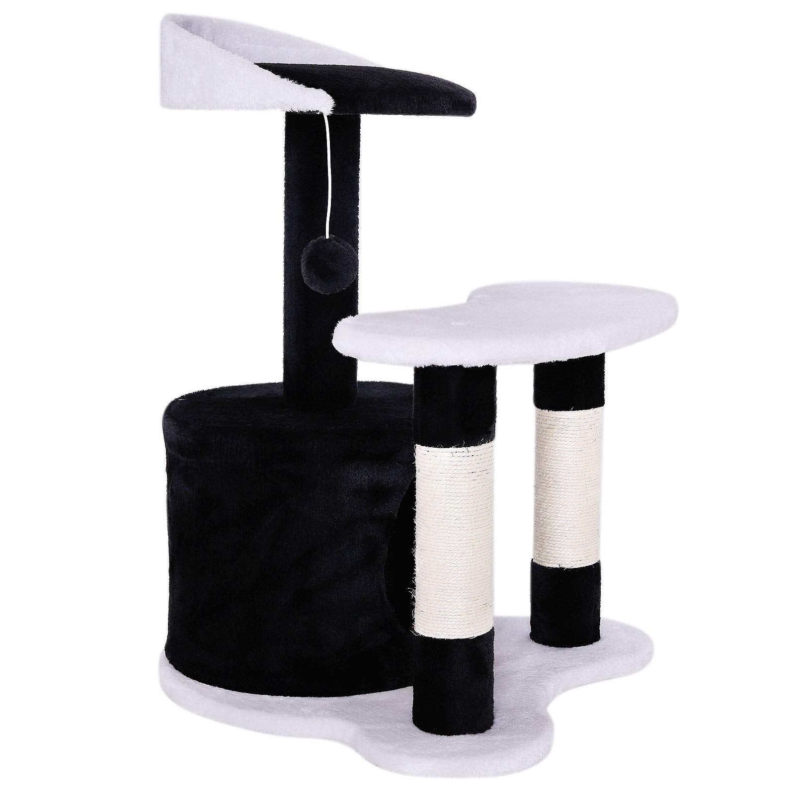 lionto dibea Cat Tree Activity Centre - 65cm Sisal Scratching Post