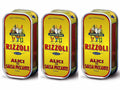 Rizzoli Anchovy Fillets in Spicy Sauce - 3 Boxes of 90g |