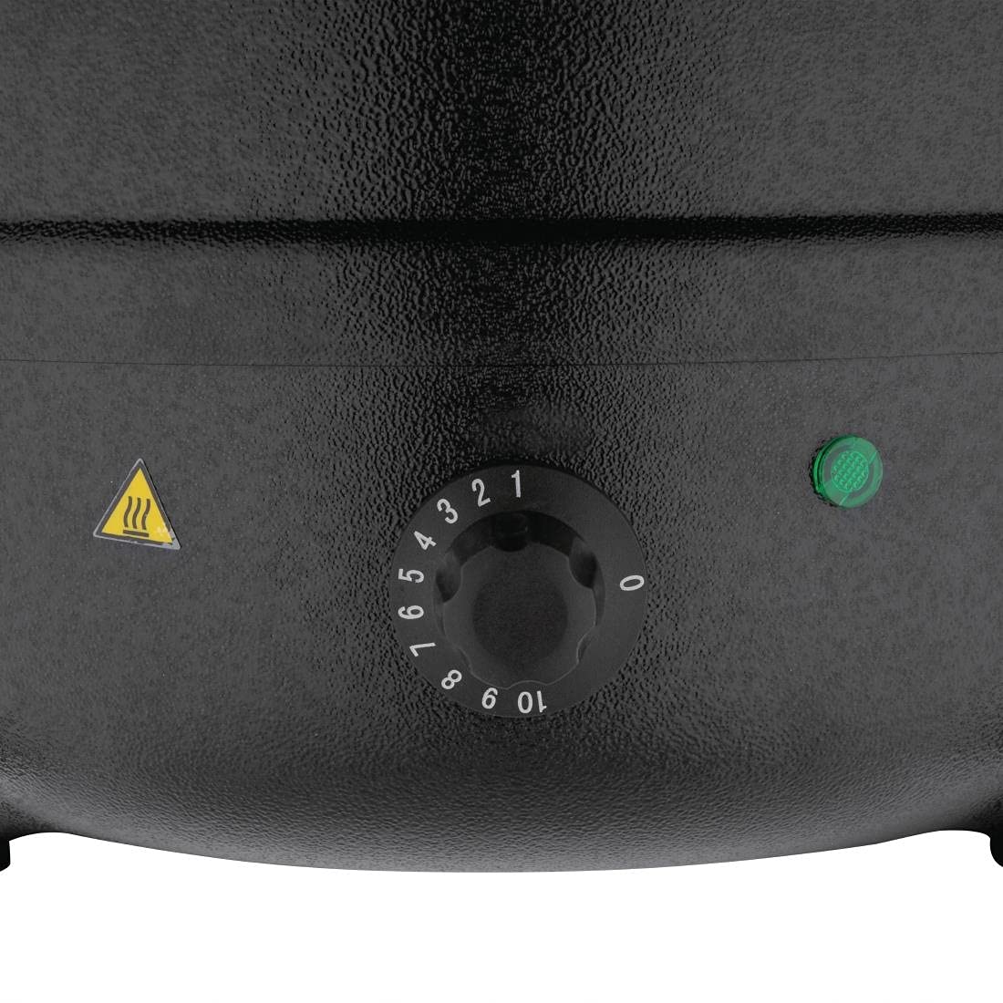 Buffalo 10L Soup Kettle – Black Electric Wet Heat Buffet Food Warmer